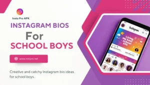 Instagram Bios for school boys
